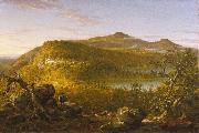Thomas Cole A View of the Two Lakes and Mountain House Catskill Mountains USA oil painting artist